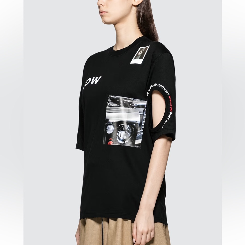 Burberry Cut Off Cow Short Sleeve T-Shirt (size S) - Picture 2 of 10